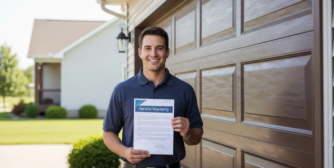Garage door service warranty