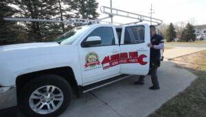 Garage Door Pros Truck